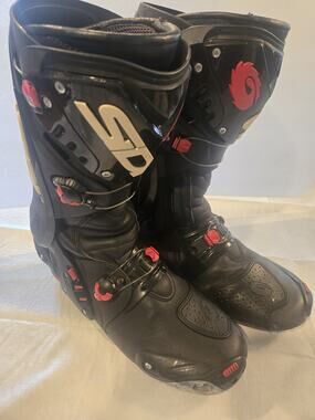 Sidi Vortice Air Motorcycle Racing Boots Size 47 Nice